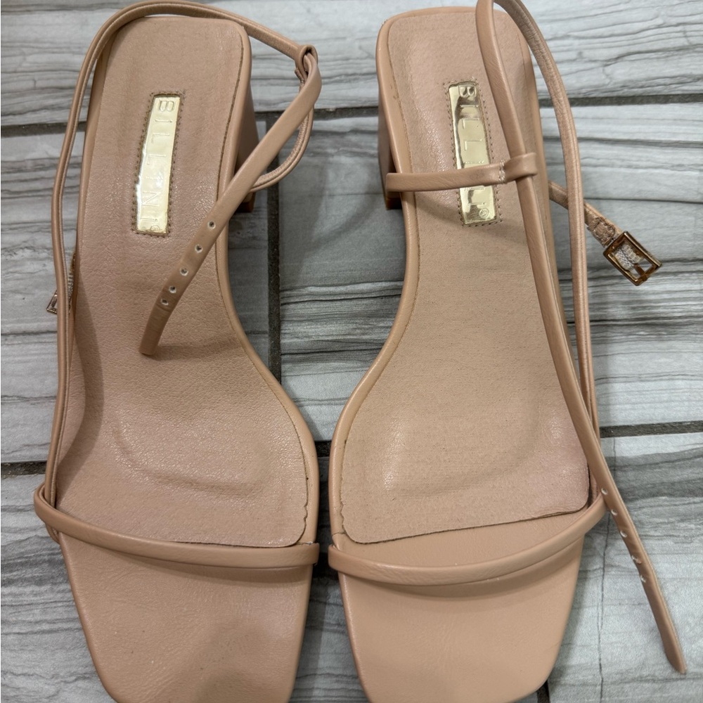 Billini Blush Strappy Sandals